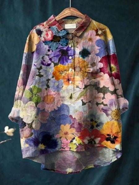 Monette™ | Blomstret Bluse