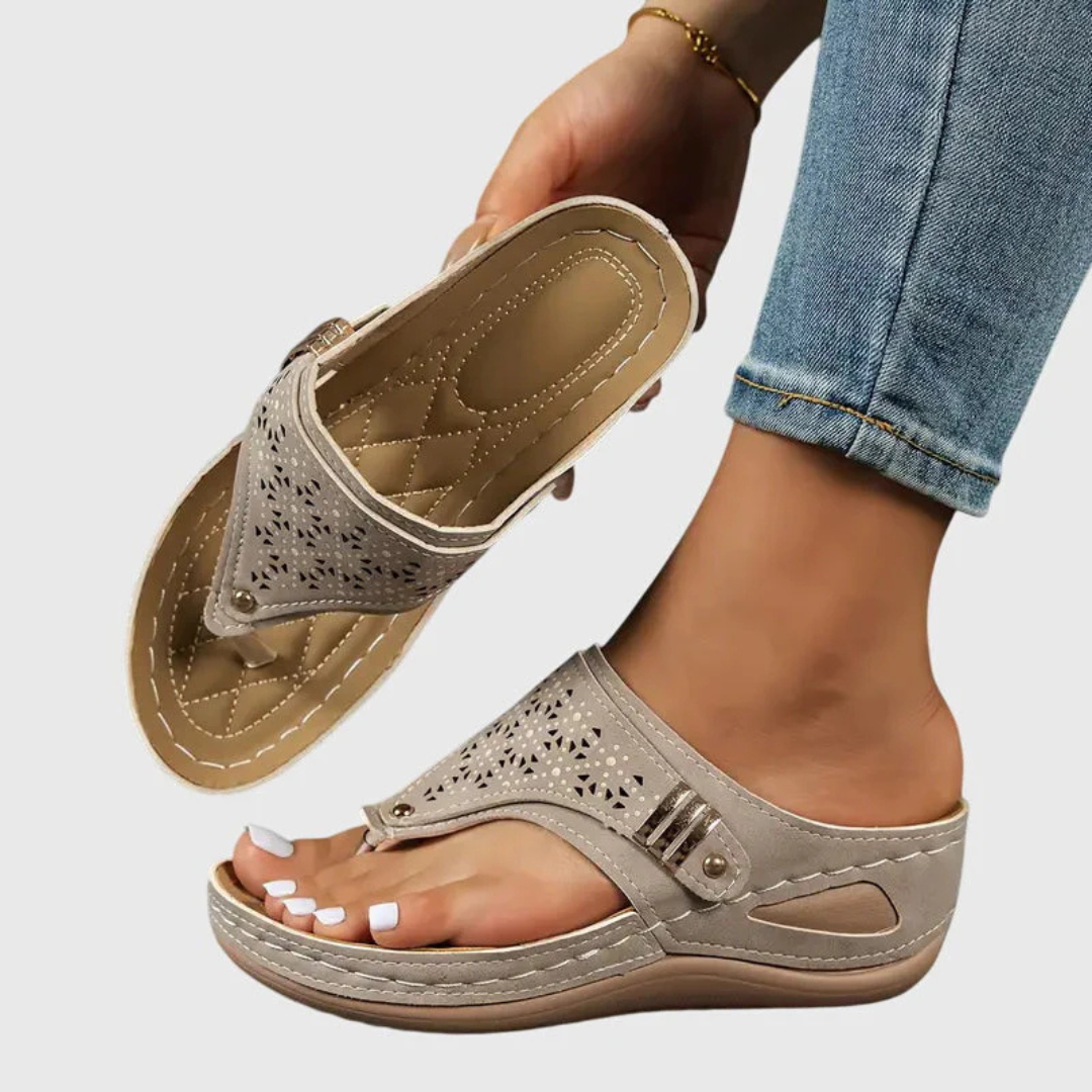 Stefanie | Damernes Slip-On Flade Sandaler