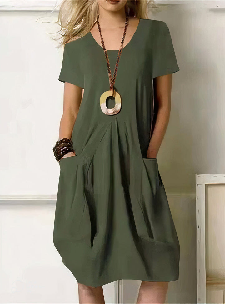 Evelyn™ | Afslappet Fit Kjole