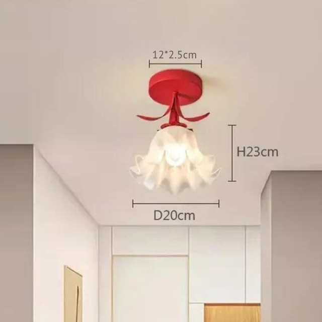 Elegant Akryl Loftlampe med Minimalistisk Design