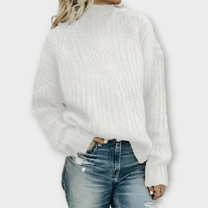Liv™ | Moderne Højhalset Sweatshirt