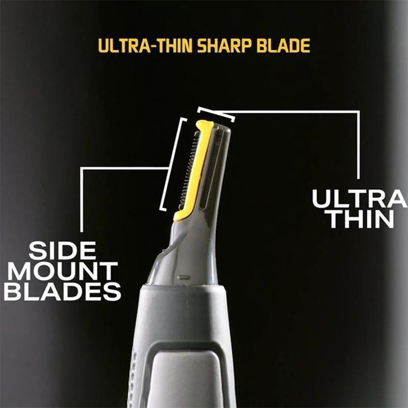 Ultra-slim Mikropræcisions Trimmer til Næse, Ører og Øjenbryn med LED-lys