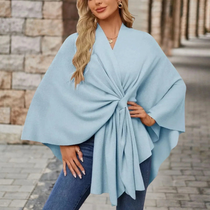 Briana™ | Elegant Draperet Poncho