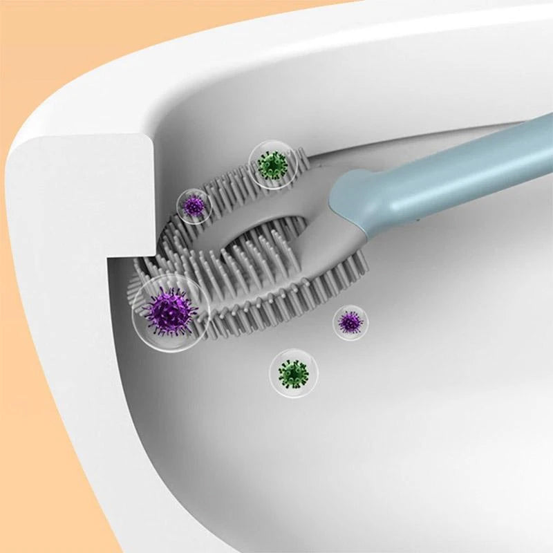 Lollipop Toiletbørste med Blødt TPR Hoved