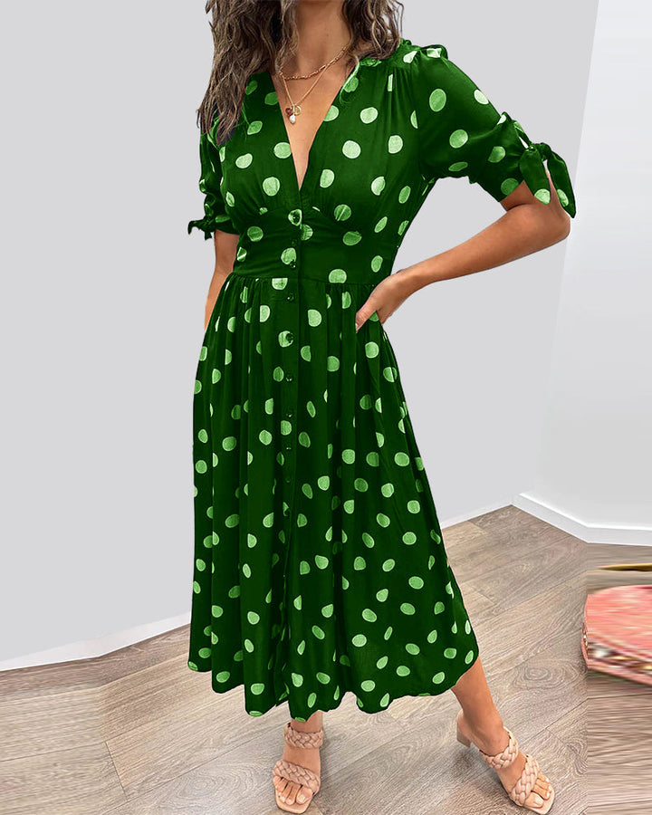 Bailey™ | Elegant Prikket Kjole