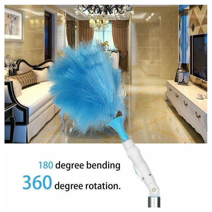 360° Elektrisk Spin Duster med Mikrofiberbørster