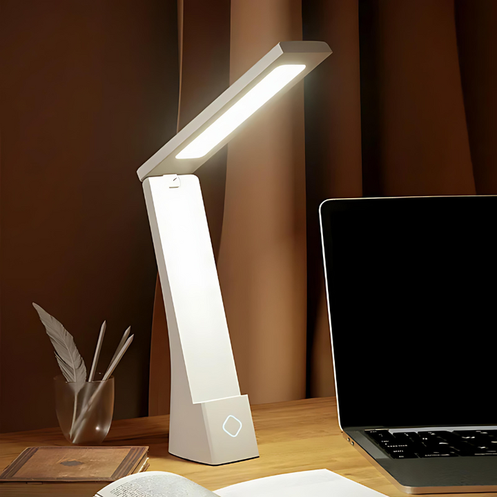Sammenklappelig LED Bordlampe med Touch Kontrol - Minimalistisk Design