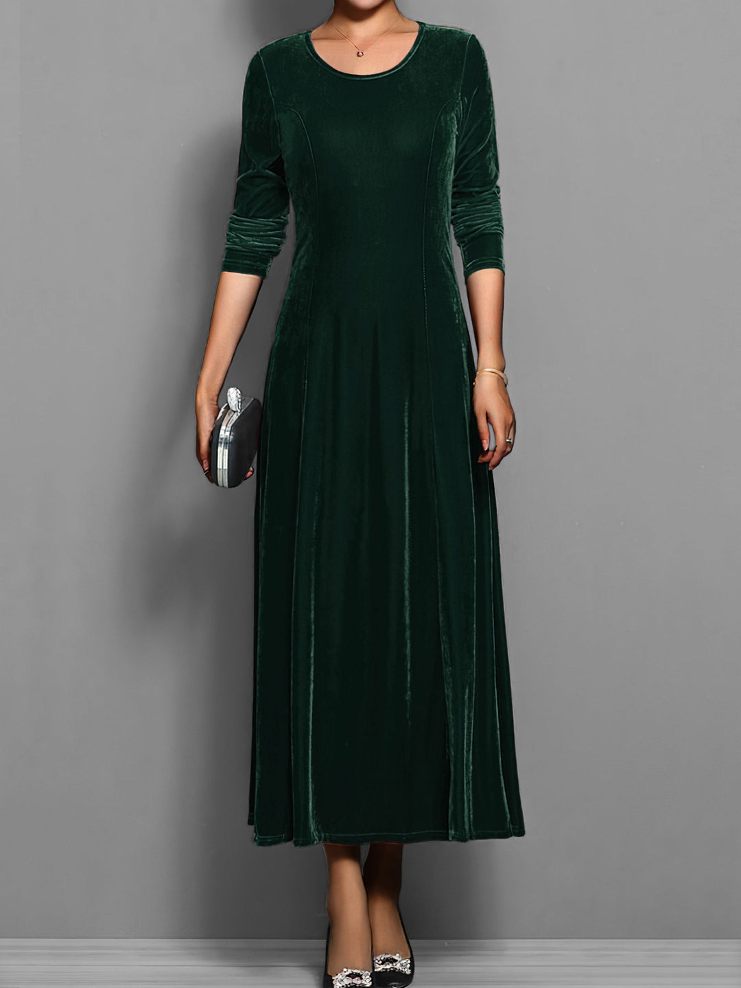 Elizabeth™ | Blødt Velvet Kjole