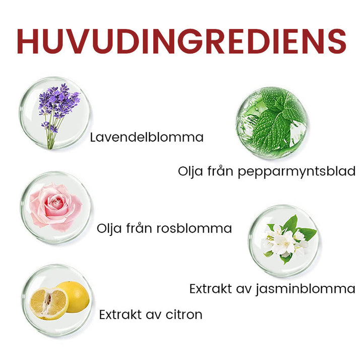 Floral Parfumeolie med Rose og Bergamot 35 mL