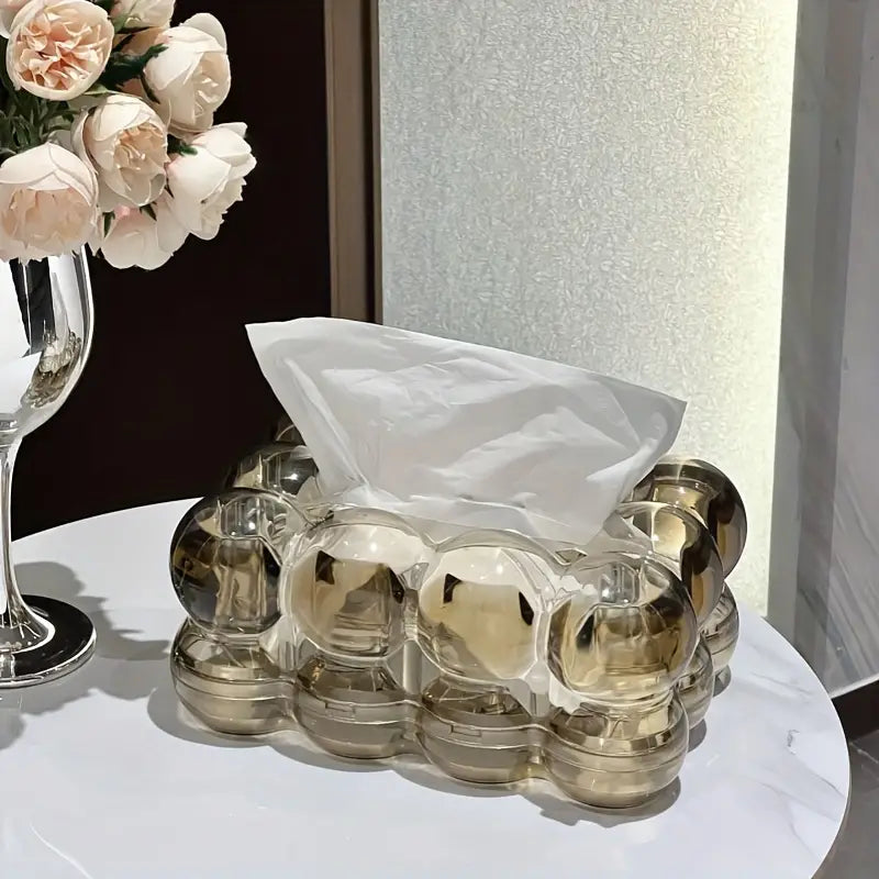 Moderne Akryl Vævsboks med Elegant Design