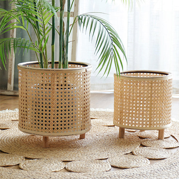 Rattan Blomsterkrukkeholder til Indendørs Planter