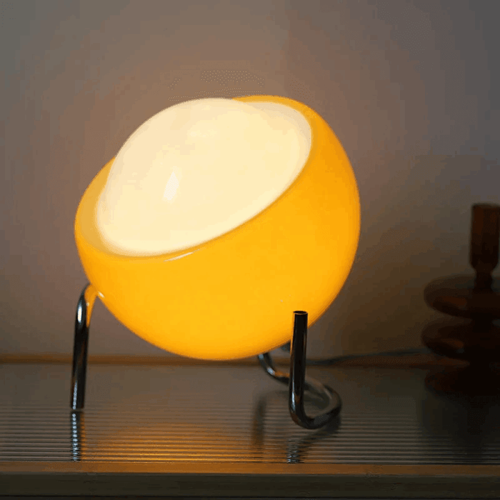 Retro Nordisk Skrivebordslampe med USB Opladning