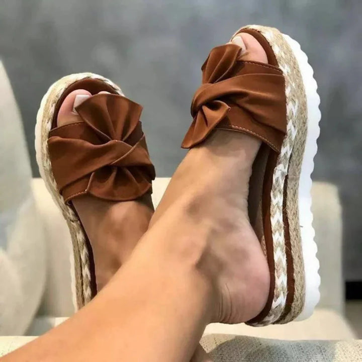 Nadine | Dame Forår Sløjfe Slip-On Sandaler