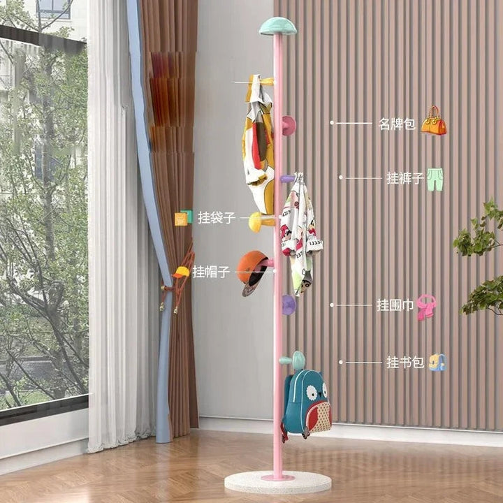 Moderne Træ Kappeholder med Svampedesign