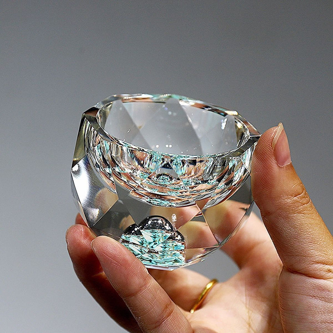 Diamantskåret Guldfolie Shotglas 50ml