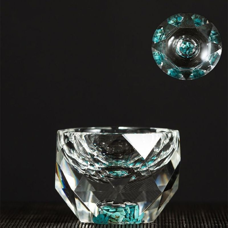 Diamantskåret Guldfolie Shotglas 50ml