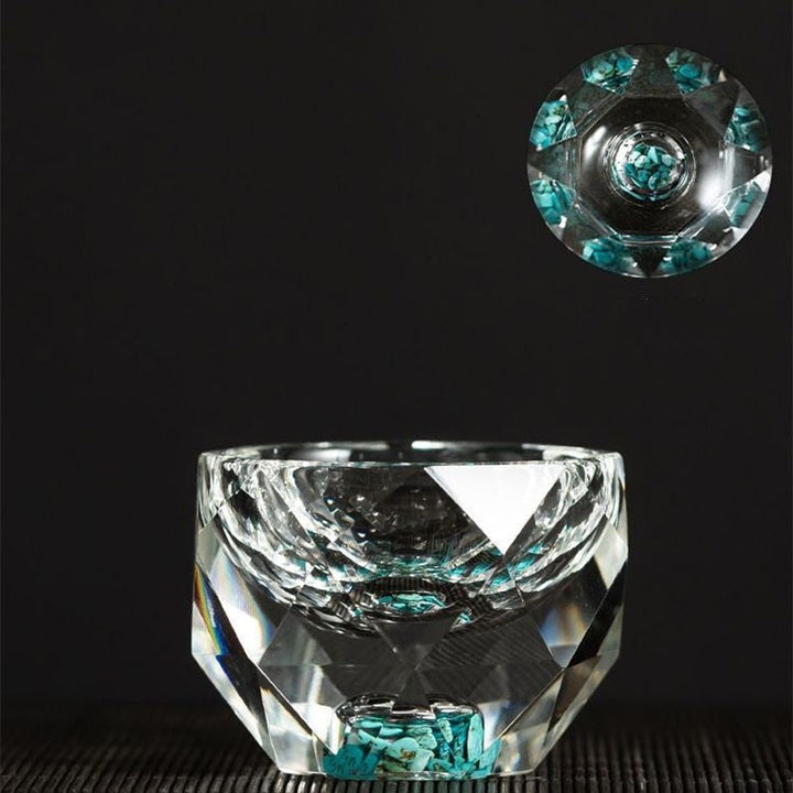 Diamantskåret Guldfolie Shotglas 50ml