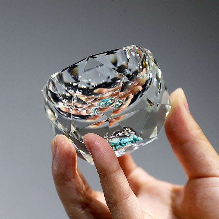 Diamantskåret Guldfolie Shotglas 50ml