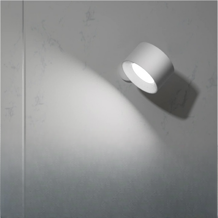 Genopladelig LED Væglampe med Berøringskontrol og 360° Magnetisk Rotation