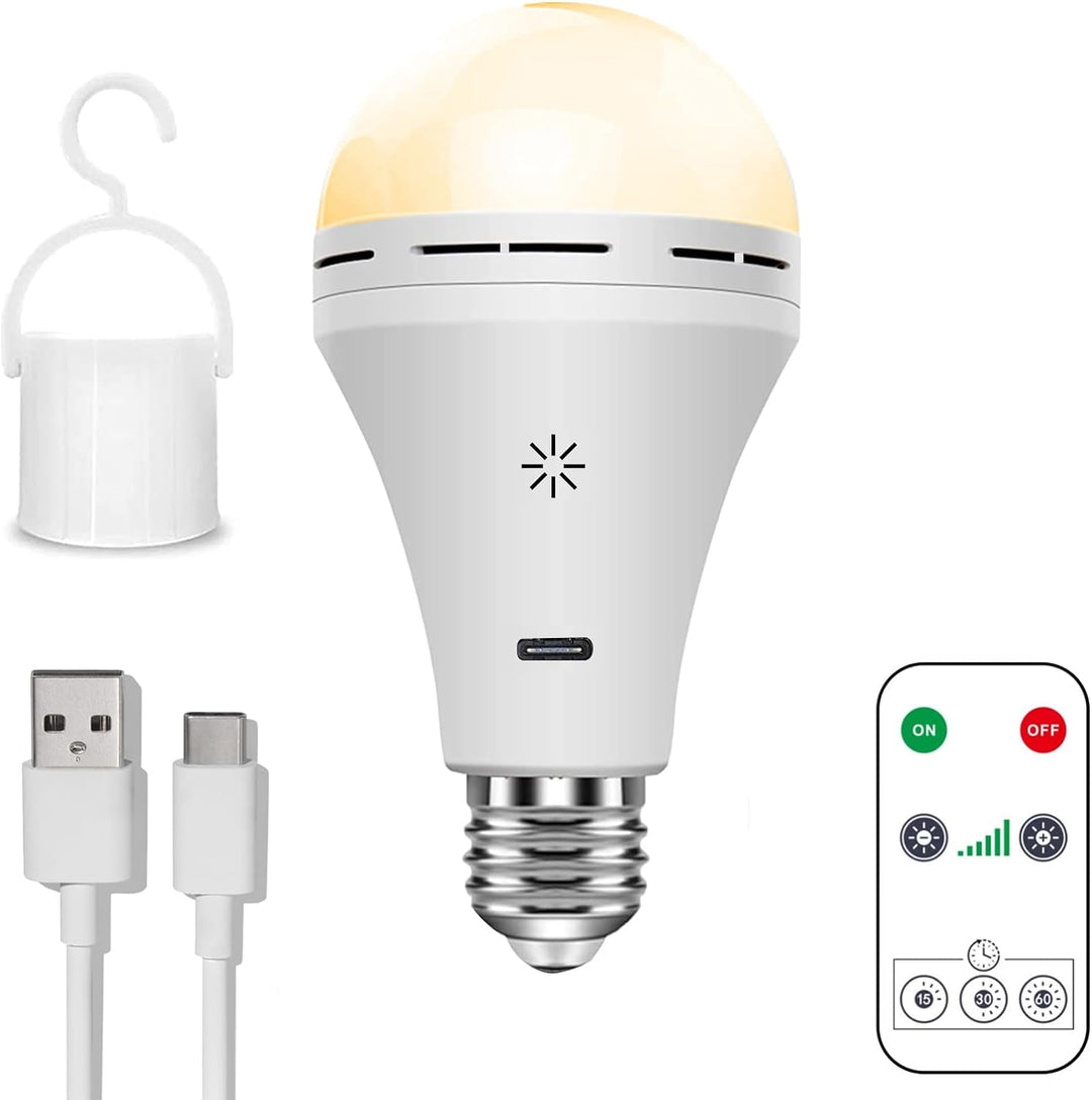 Genopladelig Trådløs LED Bordlampe med Dæmpbar Lysstyrke