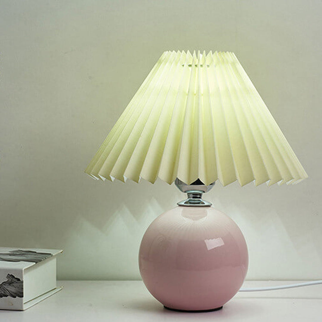 Moderne Keramisk Bordlampe i Flere Farver