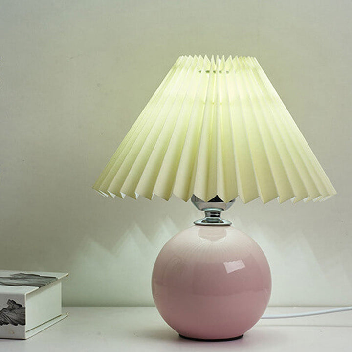 Moderne Keramisk Bordlampe i Flere Farver