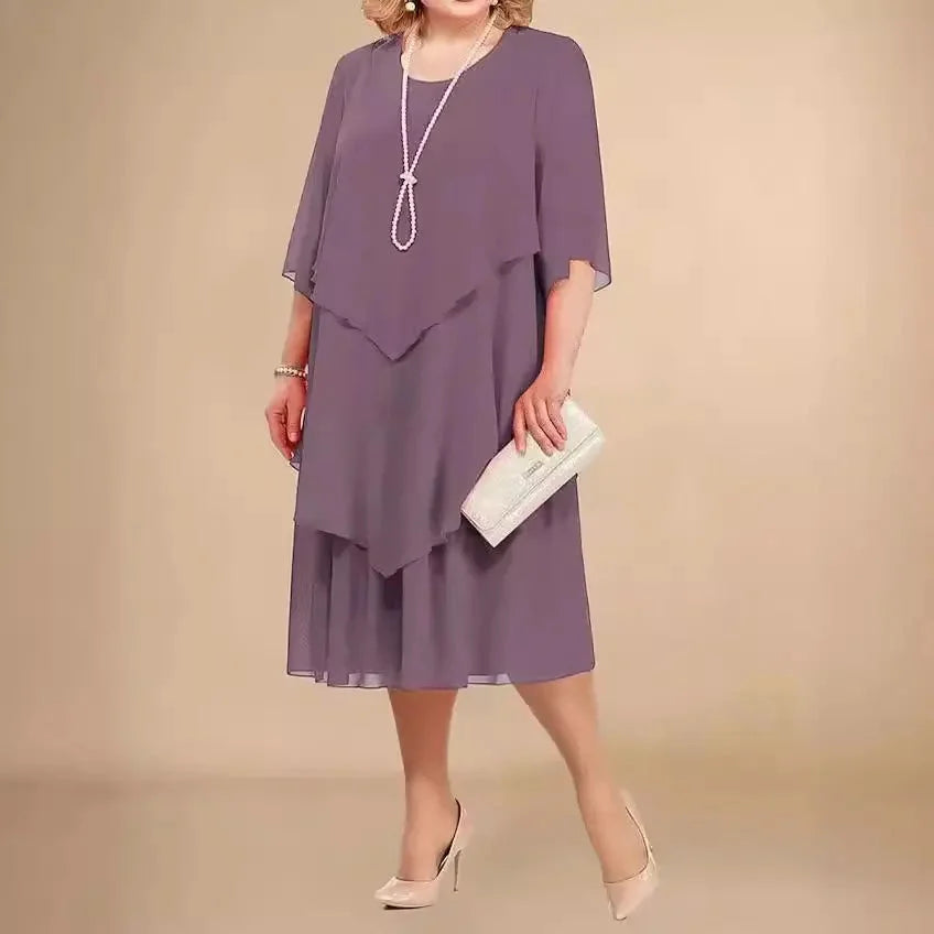Ellen™ | Elegant Chiffon Kjole
