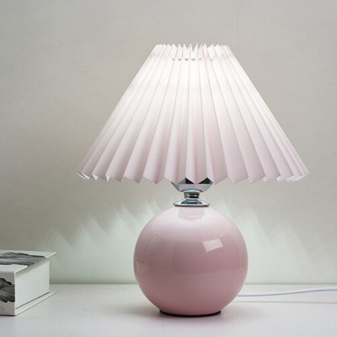 Moderne Keramisk Bordlampe i Flere Farver