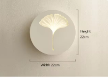 Minimalistisk LED Væglampe i Aluminium og Akryl