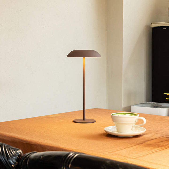 Trådløs Touch-Control LED Bordlampe med Rundt Design
