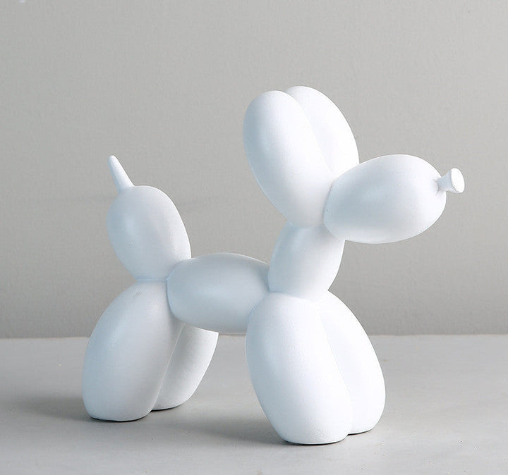 Håndlavet Skandinavisk Ballonhund Figurine i Resin