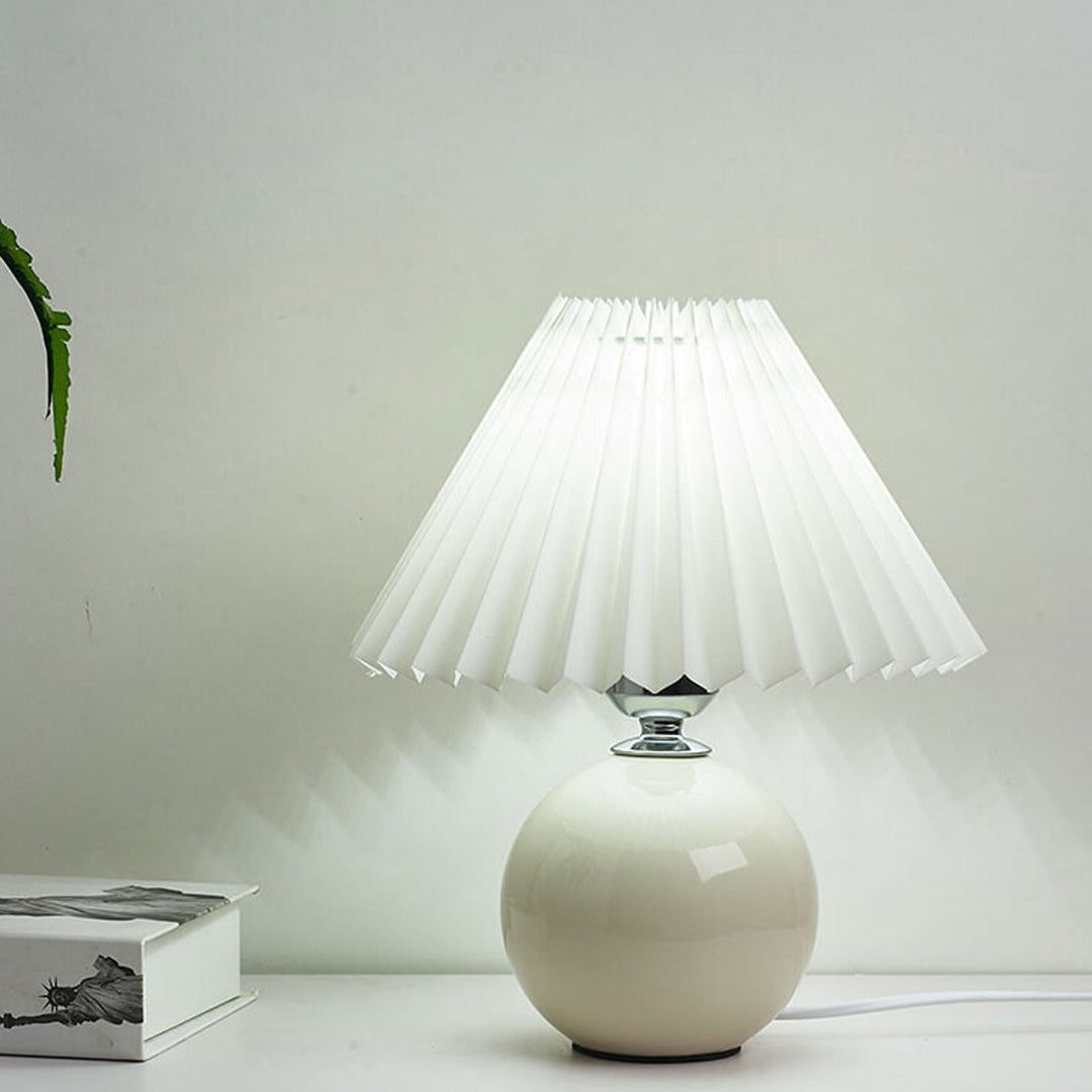 Moderne Keramisk Bordlampe i Flere Farver
