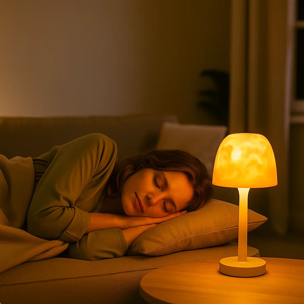 Stilfuld LED Bordlampe med Justerbare Farver