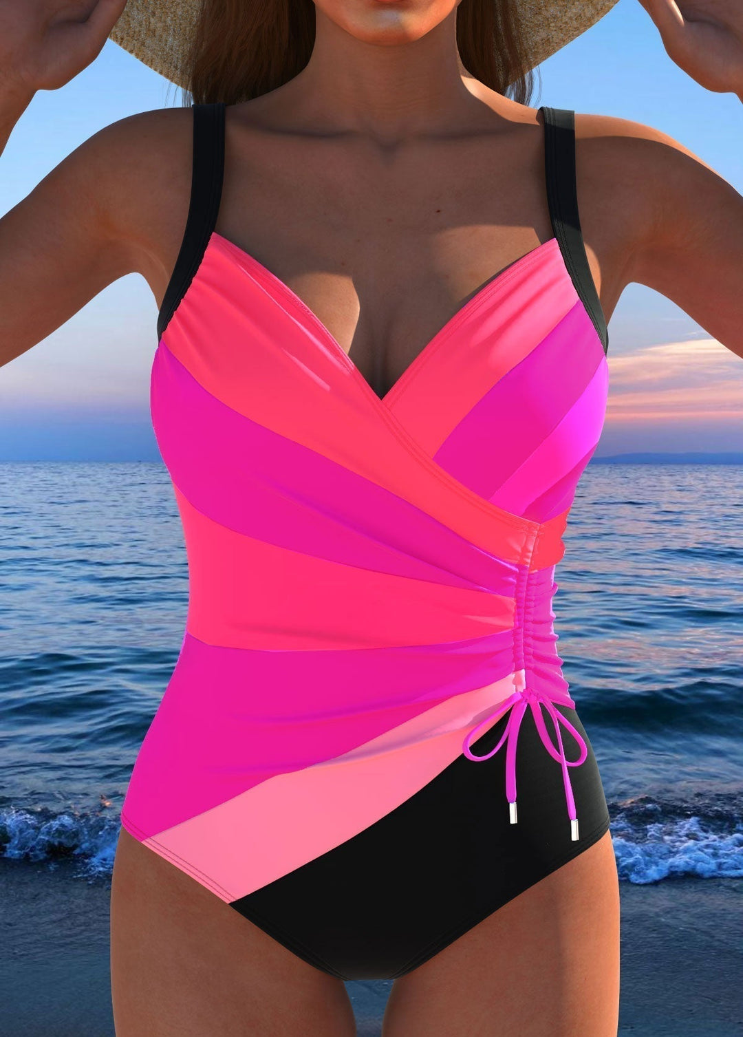 Violette | Kvinders Tummy Control Printed Badedragt