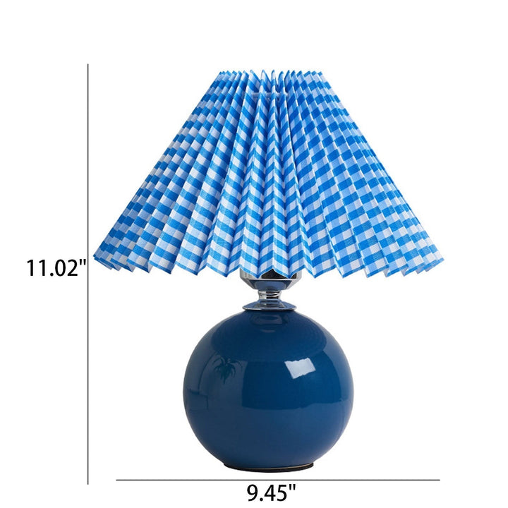 Moderne Keramisk Bordlampe i Flere Farver