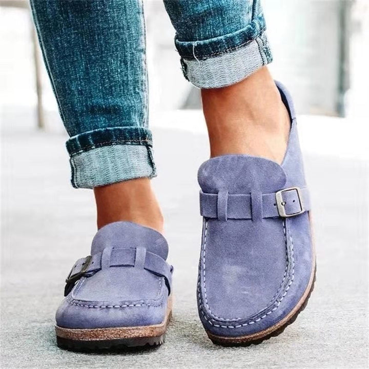 Kirsten | Damernes Slip-On Loafer med Spænde