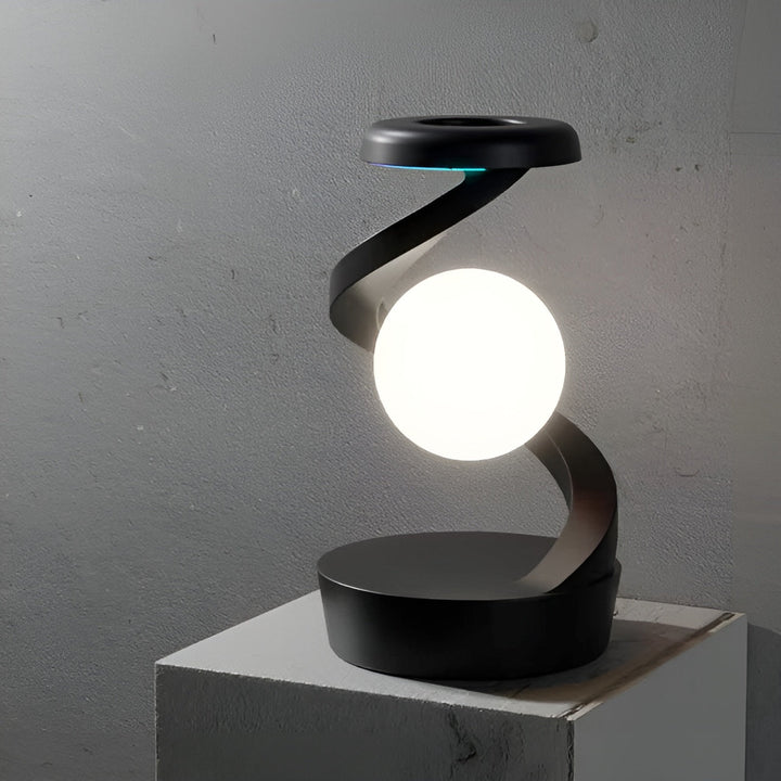 Moderne Roterende Bordlampe med Trådløs Oplader