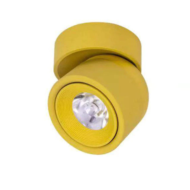Dæmpbar Minimalistisk LED Spotlys med 340-Grad Rotation i Aluminium