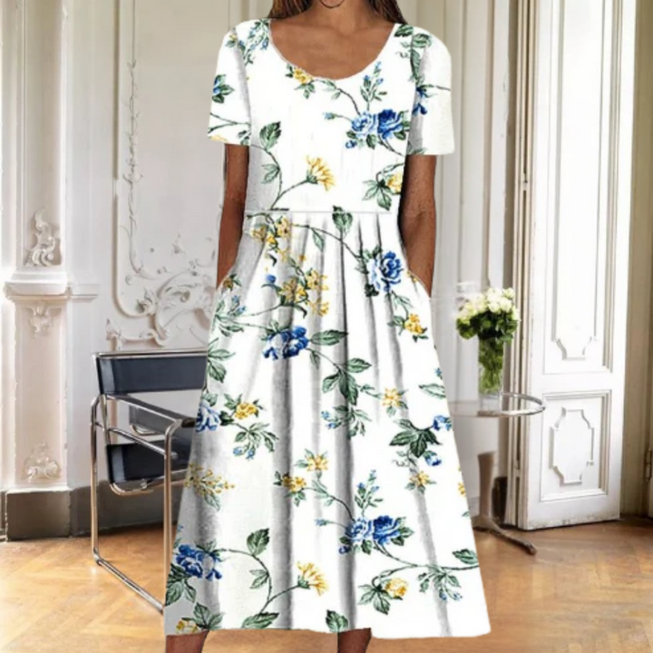 Ruby™ | Blomstret Kjole