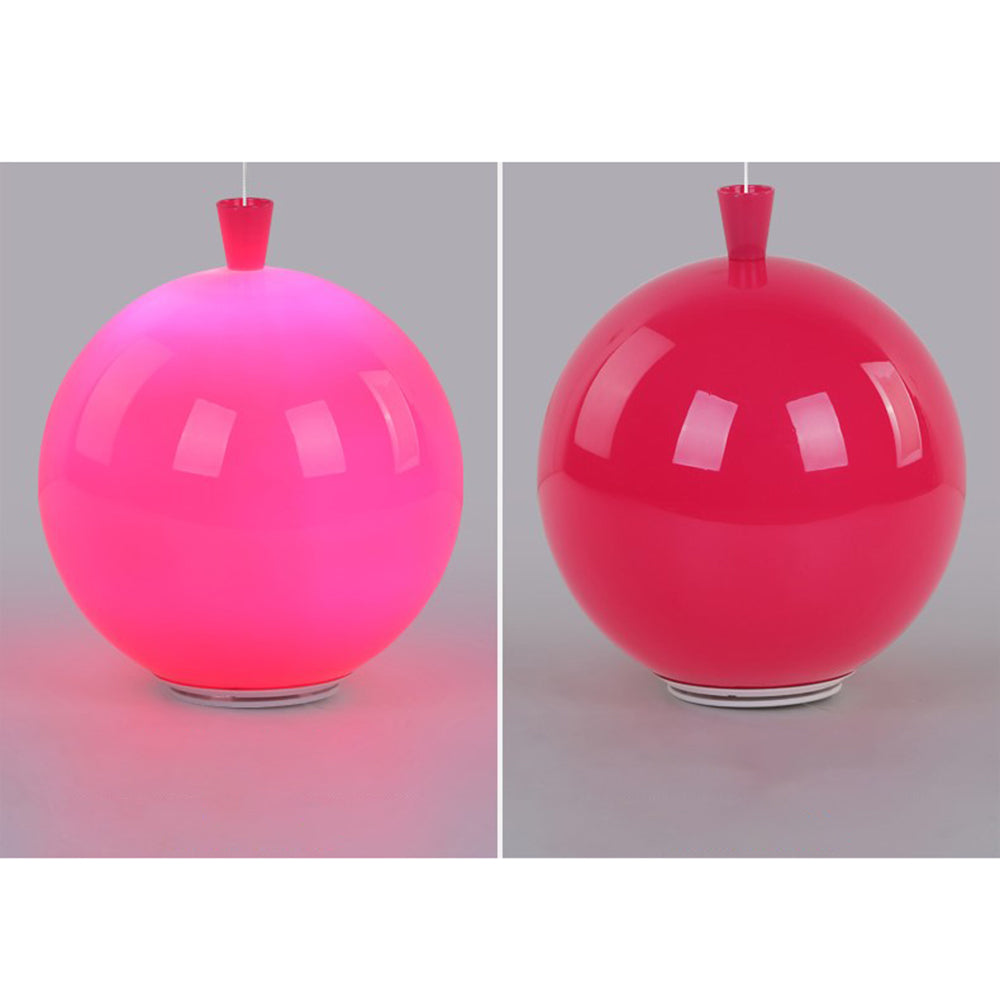 Moderne Rund LED Loftlampe i Hvid Akryl