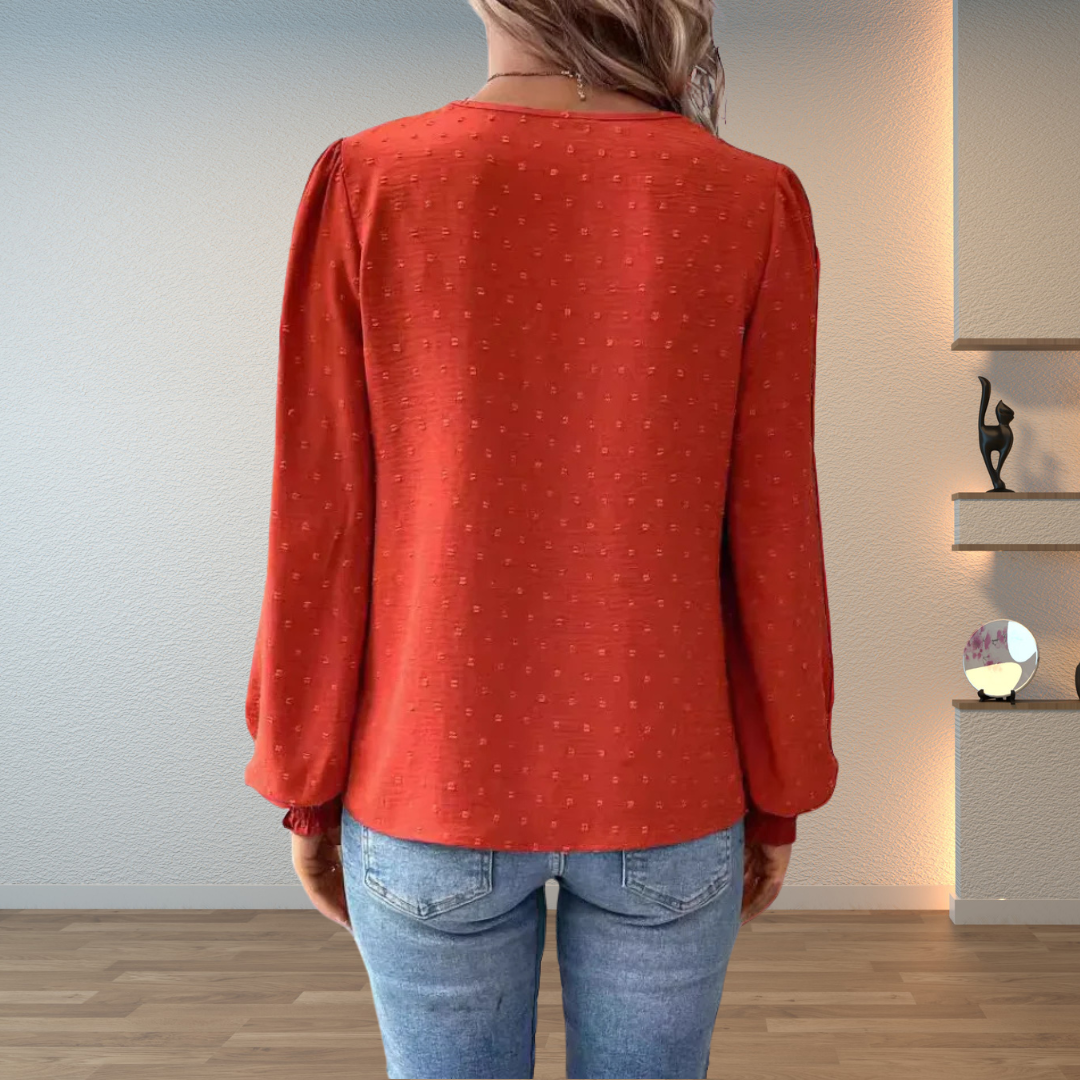 Colette™ | Letvægts, Elegant Bluse