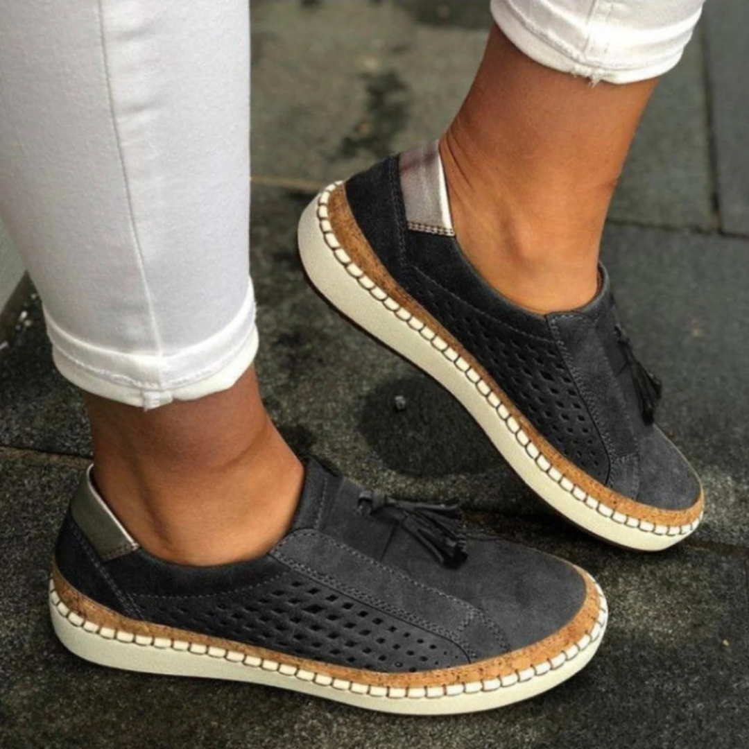 Karin | Dame Perforerede Slip-On Casual Sneakers