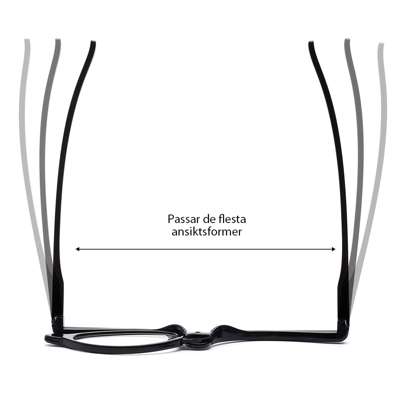 Makeupbriller med Roterende Linser og Justerbar Pasform