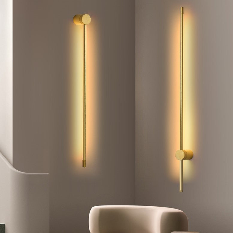 Minimalistisk Væglampe i Aluminium med Integreret LED
