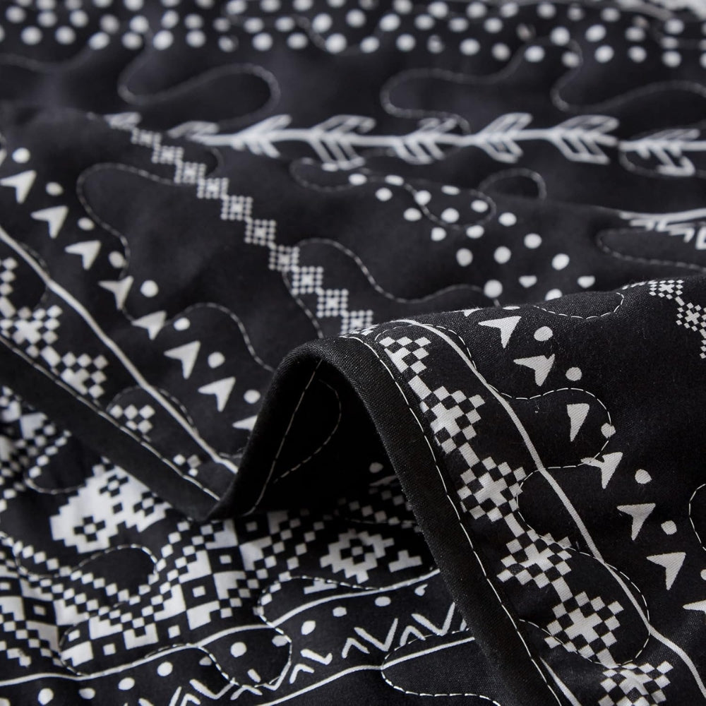 Moderne Geometrisk Dynecover Sæt i Mikrofiber med Tribal Mønster