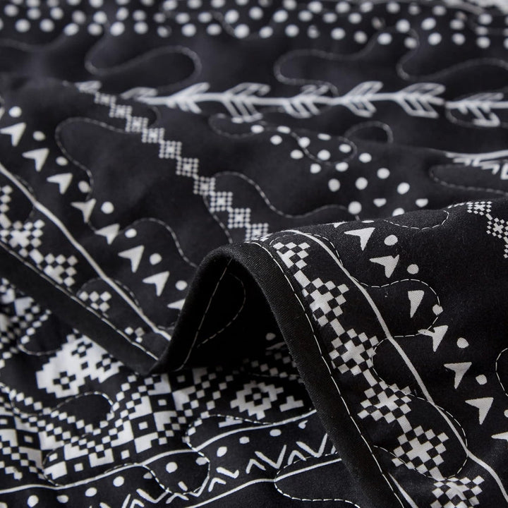 Moderne Geometrisk Dynecover Sæt i Mikrofiber med Tribal Mønster