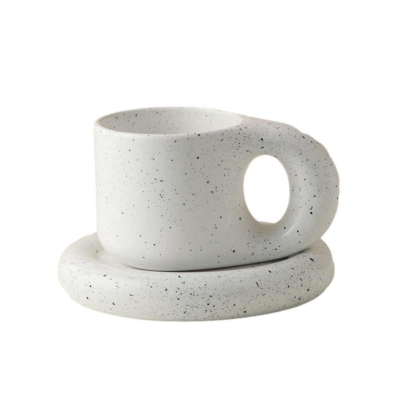 Minimalistisk Keramisk Krus 300 ml med Glansfuld Finish