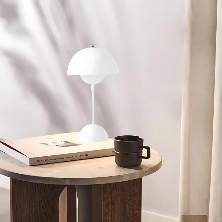 Genopladelig Touch Control Svampelampe med Blødt LED-lys