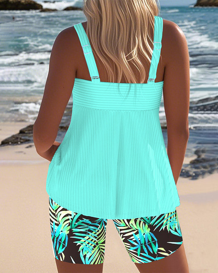Colette | Kvinders Tummy Control Printed Tankini