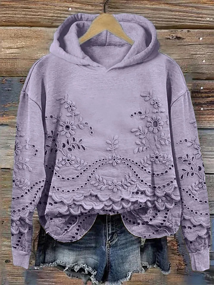Saska™ | Chic Blomster Hoodie
